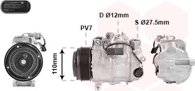 Van Wezel 3001K716 - Компресор, кондиціонер avtolavka.club