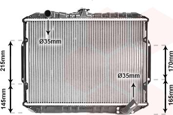 Van Wezel 32002066 - Радіатор, охолодження двигуна avtolavka.club