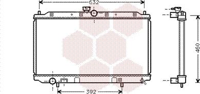 Van Wezel 32002111 - Радіатор, охолодження двигуна avtolavka.club