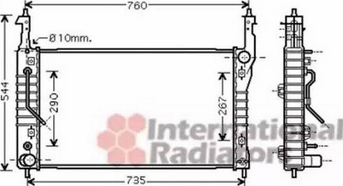 Van Wezel 37002424 - Радіатор, охолодження двигуна avtolavka.club