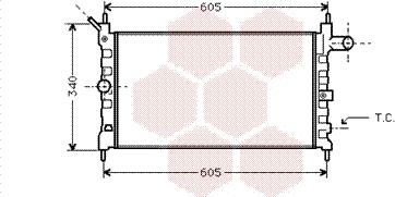 Van Wezel 37002022 - Радіатор, охолодження двигуна avtolavka.club