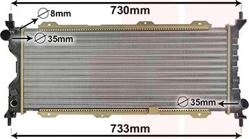 Van Wezel 37002185 - Радіатор, охолодження двигуна avtolavka.club