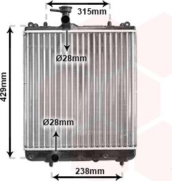 Van Wezel 37002330 - Радіатор, охолодження двигуна avtolavka.club