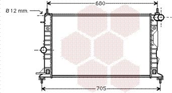 Van Wezel 37002323 - Радіатор, охолодження двигуна avtolavka.club