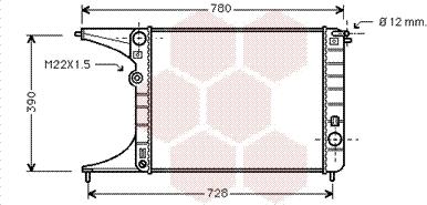 Van Wezel 37002245 - Радіатор, охолодження двигуна avtolavka.club