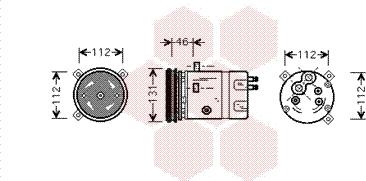 Van Wezel 3700K278 - Компресор, кондиціонер avtolavka.club