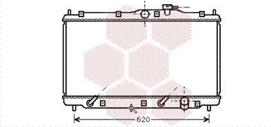 Van Wezel 25002079 - Радіатор, охолодження двигуна avtolavka.club