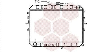 Van Wezel 27002045 - Радіатор, охолодження двигуна avtolavka.club