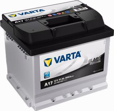 Varta 541400036 - Стартерна акумуляторна батарея, АКБ avtolavka.club