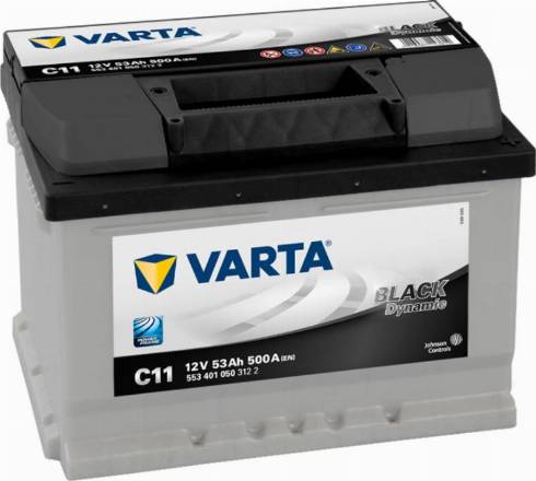 Varta 553401050 - Стартерна акумуляторна батарея, АКБ avtolavka.club