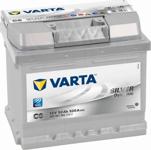 Varta 552401052 - Стартерна акумуляторна батарея, АКБ avtolavka.club