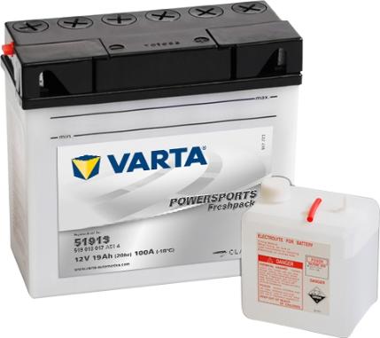 Varta 519013017A514 - Стартерна акумуляторна батарея, АКБ avtolavka.club