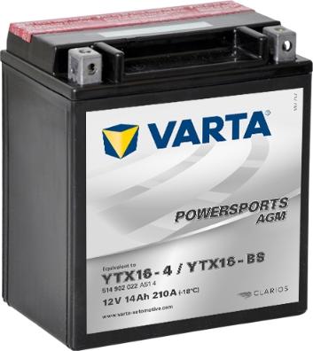 Varta 514902022A514 - Стартерна акумуляторна батарея, АКБ avtolavka.club