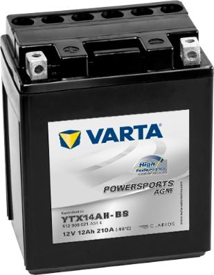 Varta 512908021A514 - Стартерна акумуляторна батарея, АКБ avtolavka.club