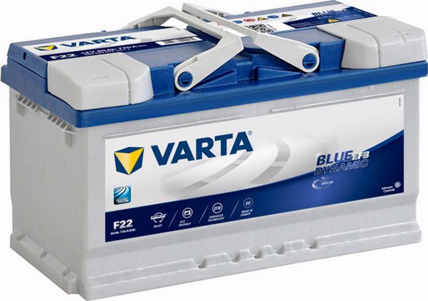 Varta 580500073 - Стартерна акумуляторна батарея, АКБ avtolavka.club