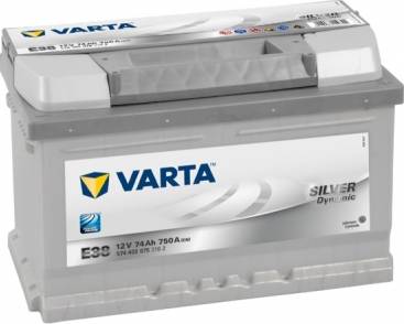 Varta 574402075 - Стартерна акумуляторна батарея, АКБ avtolavka.club