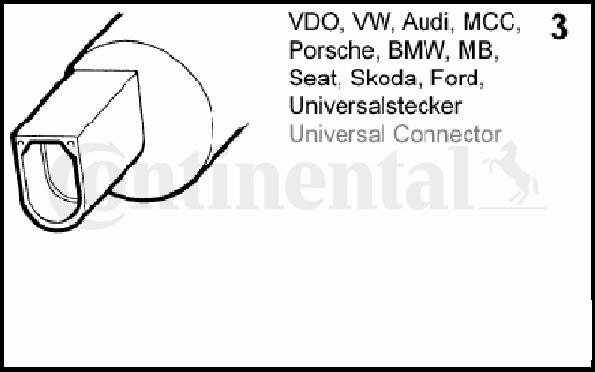 VDO 246-086-001-002Z - Водяний насос, система очищення фар avtolavka.club