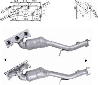 VEGAZ AK-839 - Каталізатор avtolavka.club