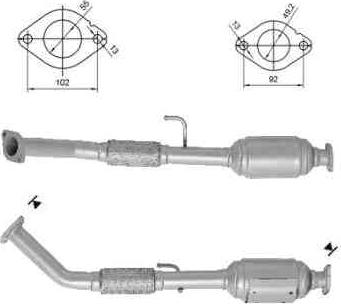 VEGAZ HUK-312 - Каталізатор avtolavka.club