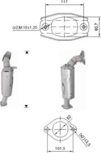 VEGAZ MIK-995 - Каталізатор avtolavka.club