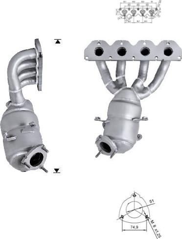 VEGAZ OK-340 - Каталізатор avtolavka.club