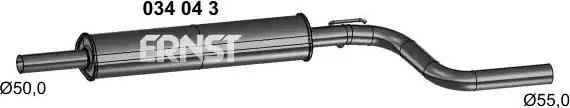 VEGAZ OS-770 - Середній глушник вихлопних газів avtolavka.club