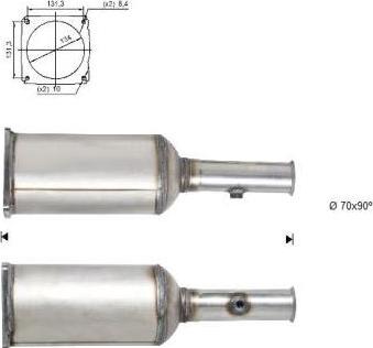 VEGAZ PGK-831SIC - Сажі / частковий фільтр, система вихлопу ОГ avtolavka.club