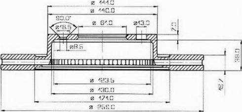 VEMA 98065 - Гальмівний диск avtolavka.club