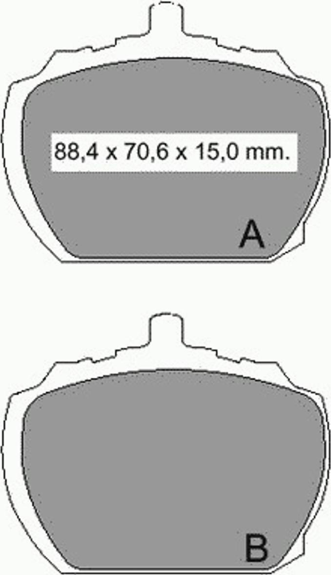 VEMA 831370 - Гальмівні колодки, дискові гальма avtolavka.club