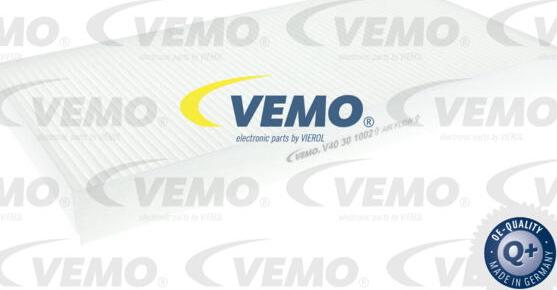 Vemo V40-30-1002 - Фільтр, повітря у внутрішній простір avtolavka.club
