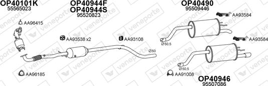 Veneporte 770469 - Система випуску ОГ avtolavka.club