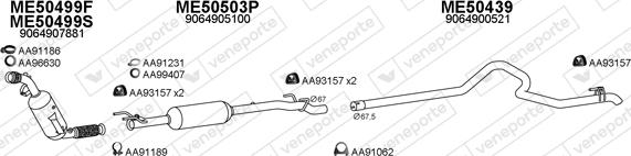 Veneporte 500398 - Система випуску ОГ avtolavka.club