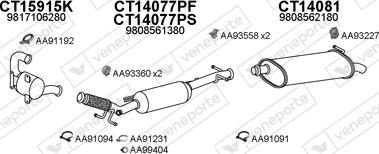 Veneporte 450939 - Система випуску ОГ avtolavka.club