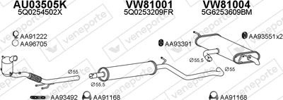 Veneporte 800982 - Система випуску ОГ avtolavka.club