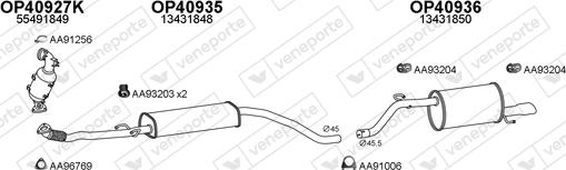 Veneporte 770453 - Система випуску ОГ avtolavka.club