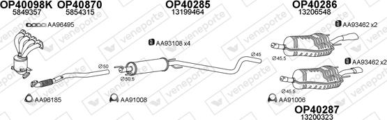 Veneporte 770464 - Система випуску ОГ avtolavka.club