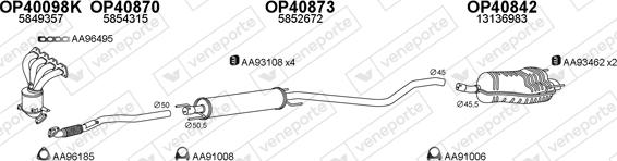 Veneporte 770462 - Система випуску ОГ avtolavka.club