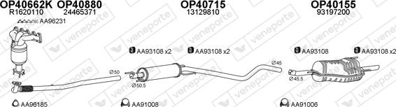 Veneporte 770408 - Система випуску ОГ avtolavka.club