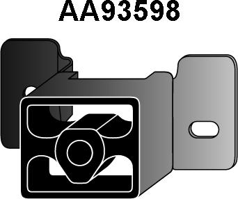 Veneporte AA93598 - Кронштейн, система випуску ОГ avtolavka.club