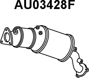 Veneporte AU03428F - Сажі / частковий фільтр, система вихлопу ОГ avtolavka.club