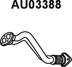 Veneporte AU03388 - Труба вихлопного газу avtolavka.club