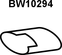 Veneporte BW10294 - Труба вихлопного газу avtolavka.club