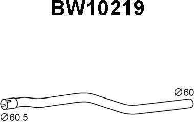 Veneporte BW10219 - Труба вихлопного газу avtolavka.club