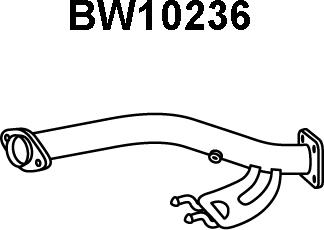 Veneporte BW10236 - Труба вихлопного газу avtolavka.club