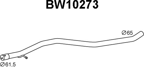 Veneporte BW10273 - Труба вихлопного газу avtolavka.club