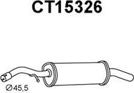 Veneporte CT15326 - Глушник вихлопних газів кінцевий avtolavka.club