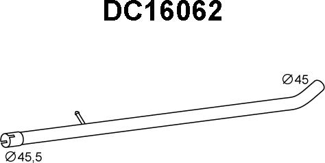 Veneporte DC16062 - Труба вихлопного газу avtolavka.club