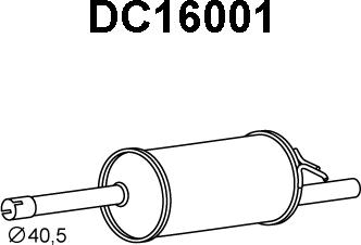 Veneporte DC16001 - Глушник вихлопних газів кінцевий avtolavka.club