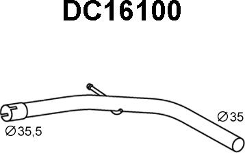 Veneporte DC16100 - Труба вихлопного газу avtolavka.club