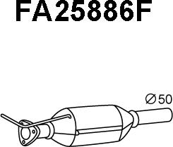 Veneporte FA25886F - Сажі / частковий фільтр, система вихлопу ОГ avtolavka.club